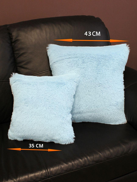 Изображение товара Подушка декоративная MATEX Plush Line / 55-648 (голубой)