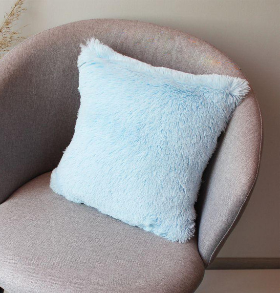 Изображение товара Подушка декоративная MATEX Plush Line / 55-648 (голубой)