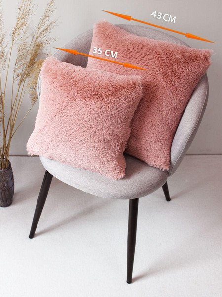 Изображение товара Подушка декоративная MATEX Plush Line / 56-027 (темно-розовый)