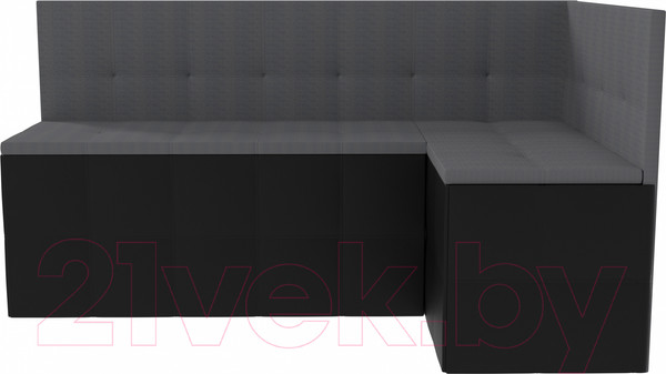 Изображение товара Уголок кухонный мягкий Sundays Home Домино (рогожка/кожзам, серый)