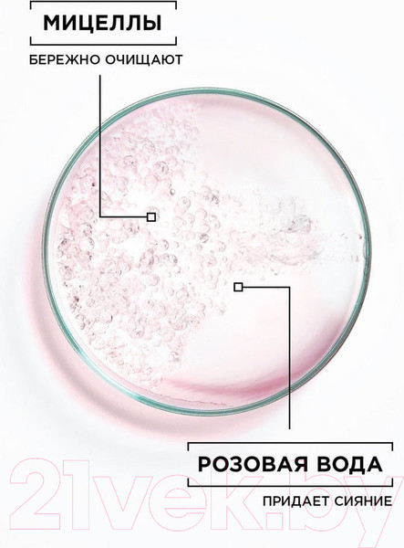 Изображение товара Мицеллярная вода Garnier Розовая очищение+сияние (2х400мл)