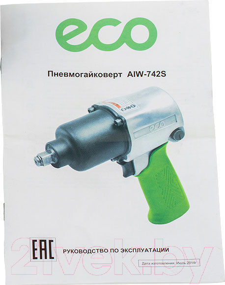 Изображение товара Пневмогайковерт Eco AIW-742S