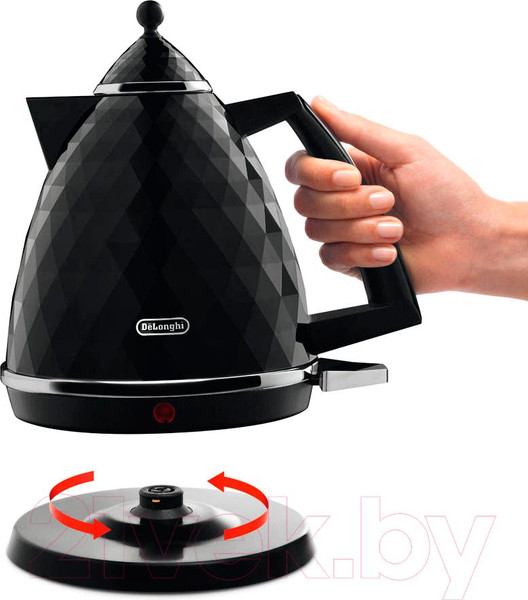 Изображение товара Электрочайник DeLonghi KBJ 2001.BK