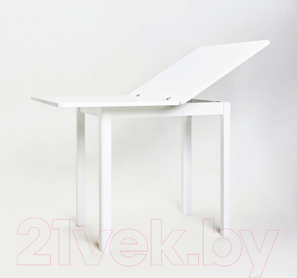 Изображение товара Обеденный стол Белдревизделие Вильфор 80x60-120x75 дубовый (белый)