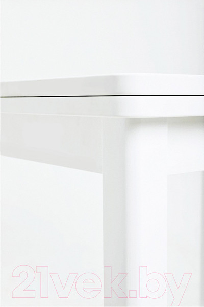 Изображение товара Обеденный стол Белдревизделие Вильфор 90x60-120x75 дубовый (белый)