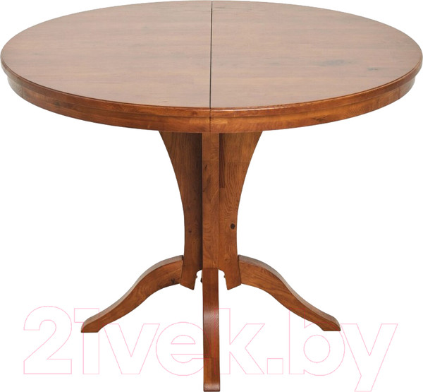 Изображение товара Обеденный стол Белдревизделие Кадрус 100-140x100x75 дубовый (орех)