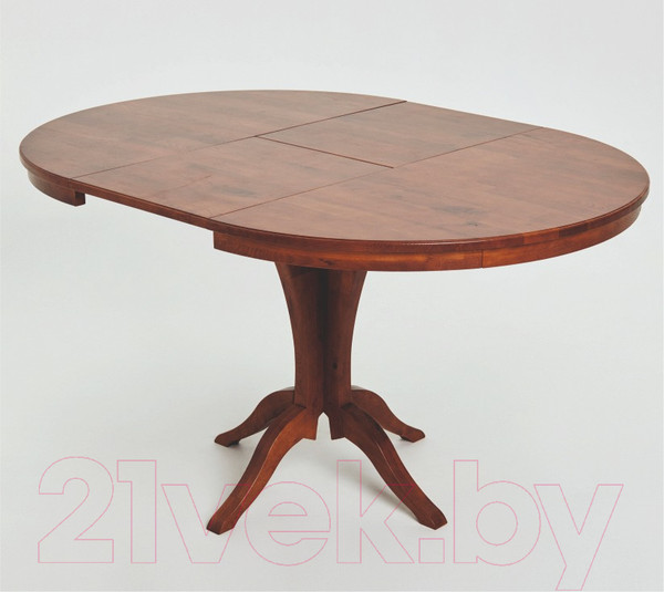 Изображение товара Обеденный стол Белдревизделие Кадрус 100-140x100x75 дубовый (орех)