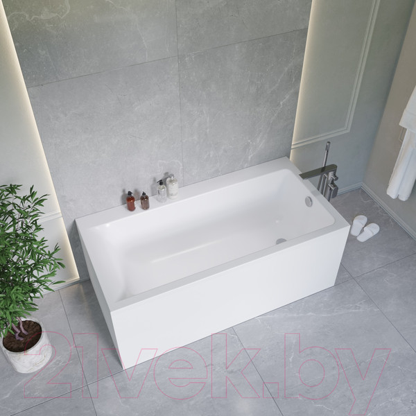 Изображение товара Ванна акриловая Lauter Seraphina 160x80 / 2112160R (с ножками)