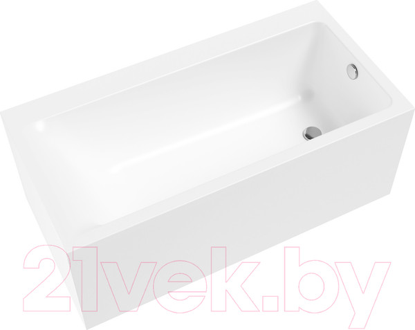 Изображение товара Ванна акриловая Lauter Seraphina 160x80 / 2112160R (с ножками и лицевым экраном)