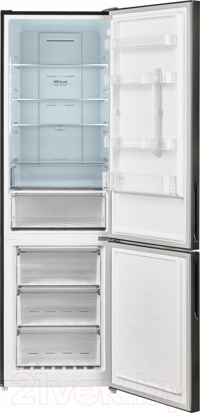 Изображение товара Холодильник с морозильником Maunfeld MFF200NFSB10 Inverter