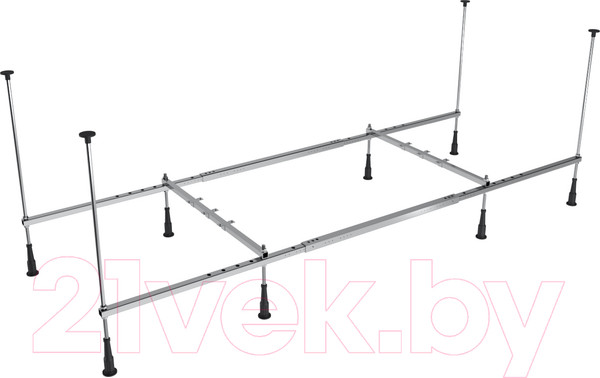 Изображение товара Ванна акриловая Lauter Seraphina 170x80 / 2112170R (с ножками и лицевым экраном)