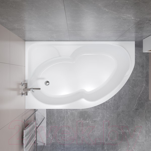 Изображение товара Ванна акриловая Lauter Geneva 170x105 / 2103170L (с ножками)