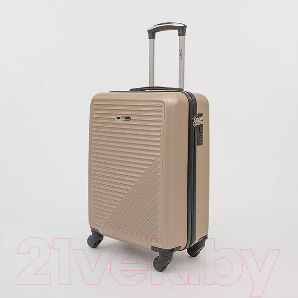 Изображение товара Чемодан на колесах Grott 340-619/3-20GLD (золотой)