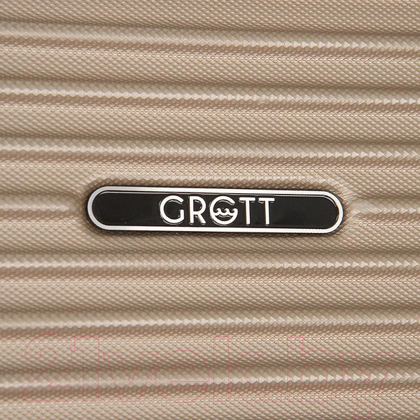 Изображение товара Чемодан на колесах Grott 340-619/3-20GLD (золотой)