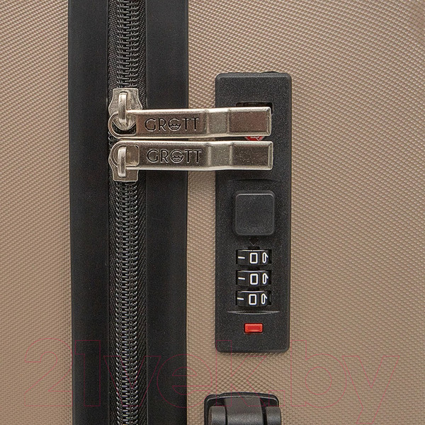Изображение товара Чемодан на колесах Grott 340-619/3-20GLD (золотой)