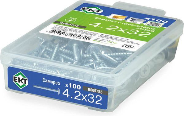 Изображение товара Саморез ЕКТ 4.2x32 / B009752 (100шт)