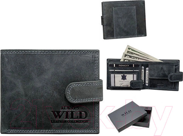 Изображение товара Портмоне Always Wild N0035L-CHM-8724 (черный)