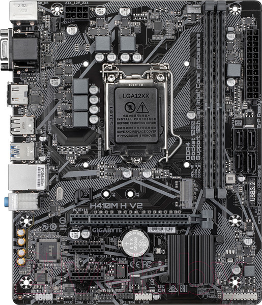 Изображение товара Материнская плата Gigabyte H410M H V2 2.0