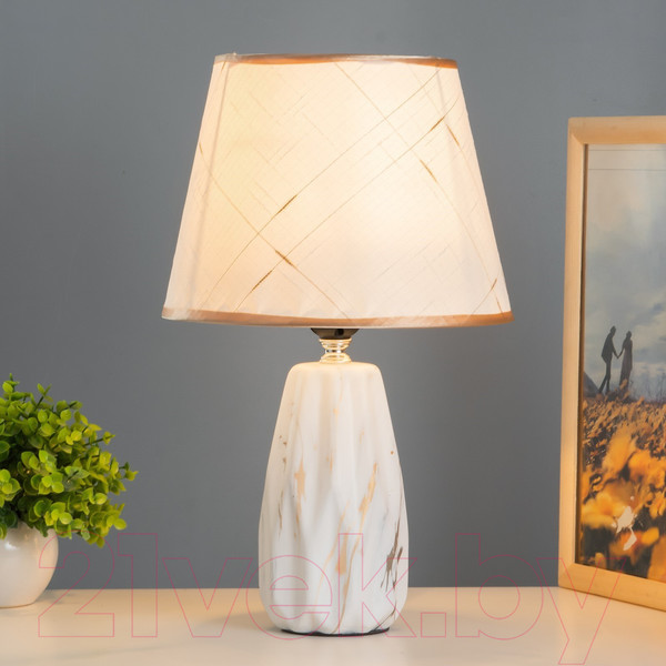 Изображение товара Прикроватная лампа Risalux Донра 9607880 (белый/золото)