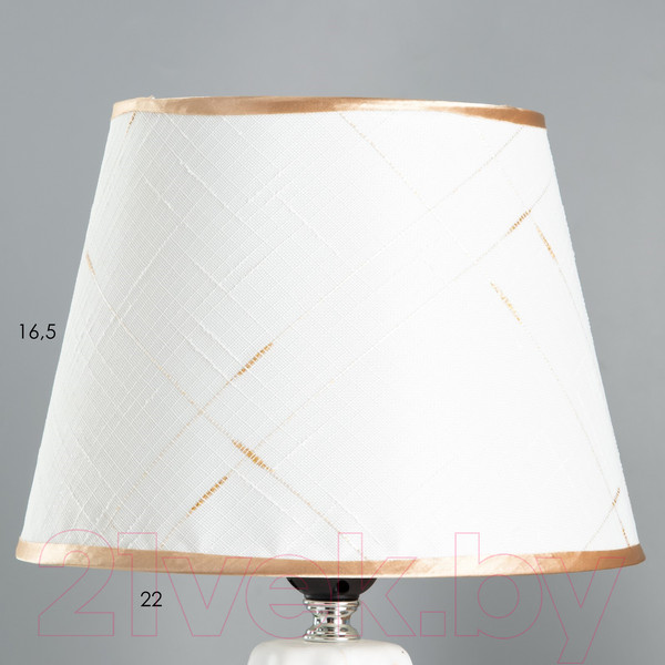 Изображение товара Прикроватная лампа Risalux Донра 9607880 (белый/золото)