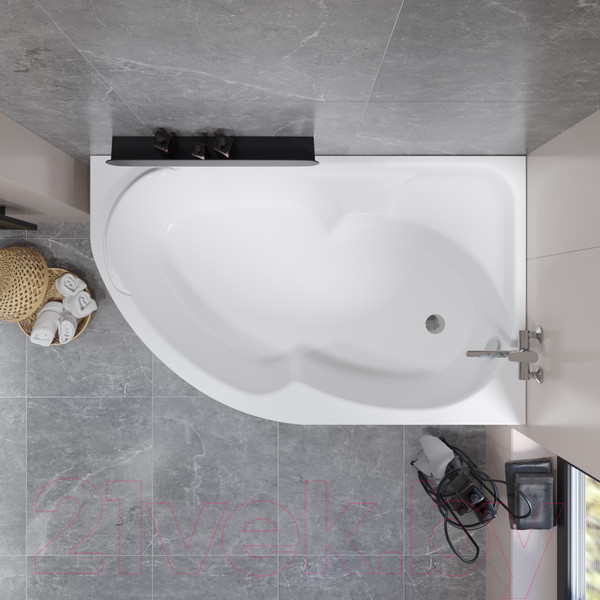 Изображение товара Ванна акриловая Lauter Geneva 170x105 / 2103170R (с ножками)