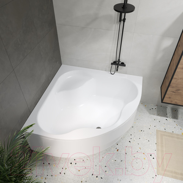 Изображение товара Ванна акриловая Lauter Majestica 140x140 / 21040140 (с ножками и лицевым экраном)