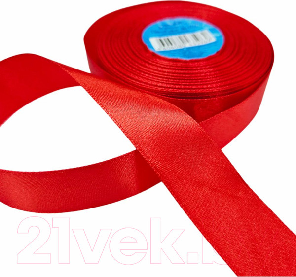Изображение товара Лента декоративная Фирма Гамма 25мм (1") 33м №026 (красный)
