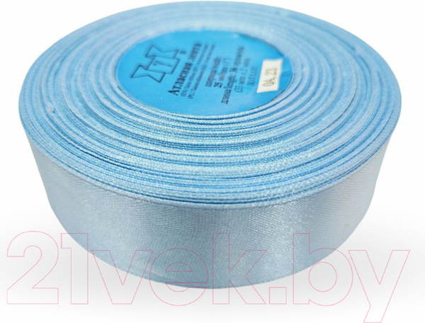 Изображение товара Лента декоративная Фирма Гамма 25мм (1") 33м №073 (бледно-синий)
