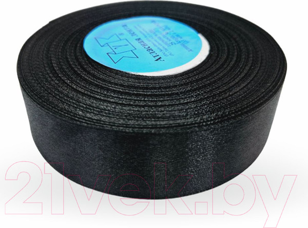 Изображение товара Лента декоративная Фирма Гамма 25мм (1") 33м №113 (черный)