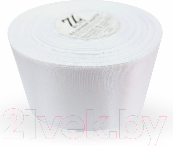 Изображение товара Лента декоративная Фирма Гамма 50мм (2") 33м №001 (белый)