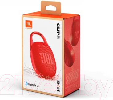 Изображение товара Портативная колонка JBL Clip 5 (красный)