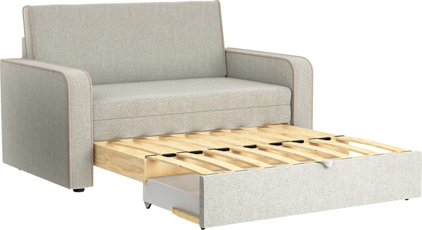 Изображение товара Диван Bravo Мебель Марлин 1200 Стандарт 7 вариант (серебряный/льняной)