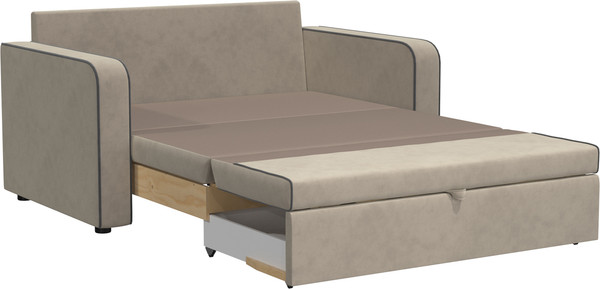 Изображение товара Диван Bravo Мебель Марлин 1200 Стандарт 1 вариант (серый/холодный серый)