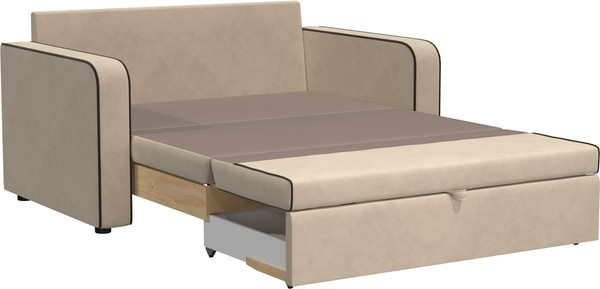 Изображение товара Диван Bravo Мебель Марлин 1200 Стандарт 2 вариант (бежевый/каппучино)