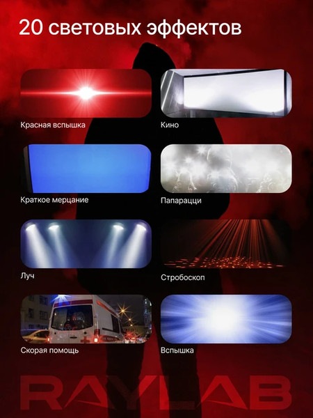 Изображение товара Осветитель студийный RayLab RL-40RGB-DR