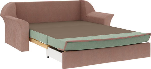 Изображение товара Диван Bravo Мебель Рик 1200 Стандарт 1 вариант (мята/пудра)