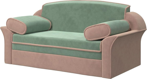 Изображение товара Диван Bravo Мебель Рик 1200 Стандарт 1 вариант (мята/пудра)