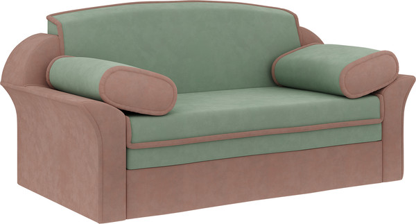 Изображение товара Диван Bravo Мебель Рик 1200 Стандарт 1 вариант (мята/пудра)