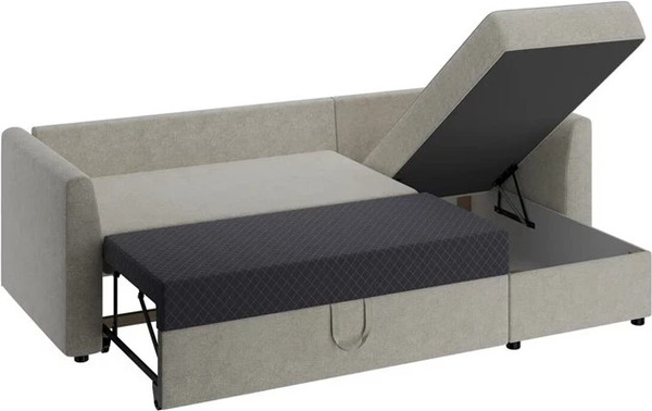 Изображение товара Диван угловой Bravo Мебель Сидней Стандарт 5 вариант (перламутровый)