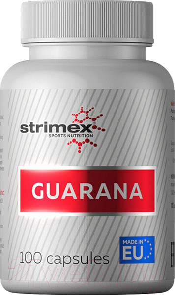 Изображение товара Предтренировочный комплекс Strimex Guarana (100 капсул)