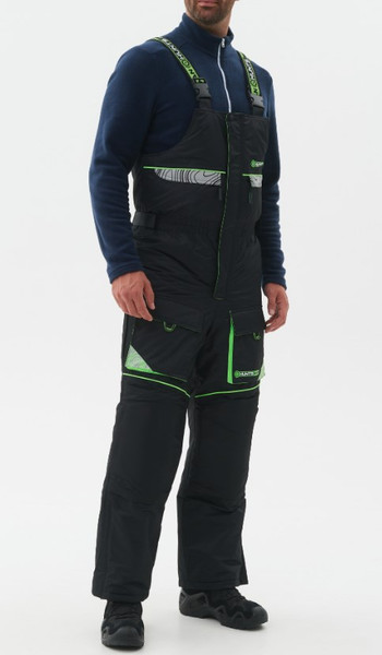 Изображение товара Костюм для охоты и рыбалки Huntsman Elbrus -35°C (р.52-54/182-188, черный/лайм)