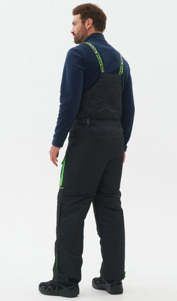 Изображение товара Костюм для охоты и рыбалки Huntsman Elbrus -35°C (р.52-54/182-188, черный/лайм)
