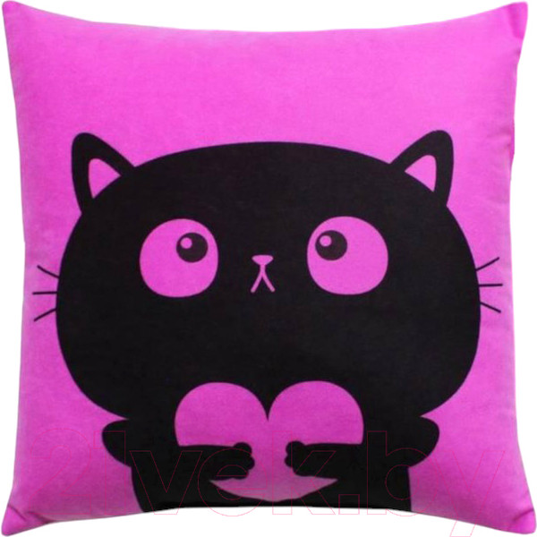 Изображение товара Подушка декоративная MATEX Meow / 28-123 (фуксия)