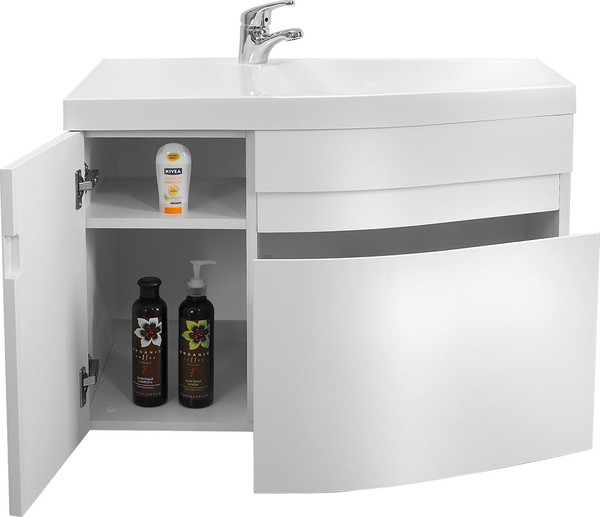 Изображение товара Тумба под умывальник Belux Токио НП 80-01 (1, белый глянцевый)