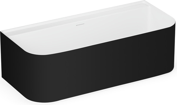 Изображение товара Ванна из искусственного камня Belux Атланта ВА-1700 (с подставкой, подсветкой, черный)