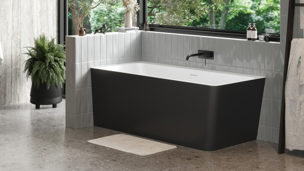 Изображение товара Ванна из искусственного камня Belux Турин ТУ-1600 L (черный)