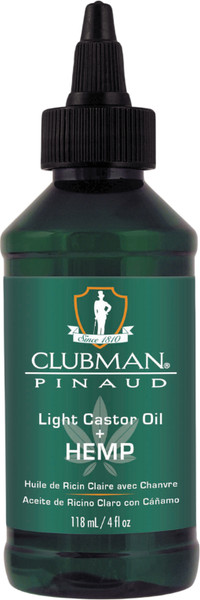 Изображение товара Масло для волос Clubman Castor Oil & Hemp Light Натуральное для роста волос (118мл)