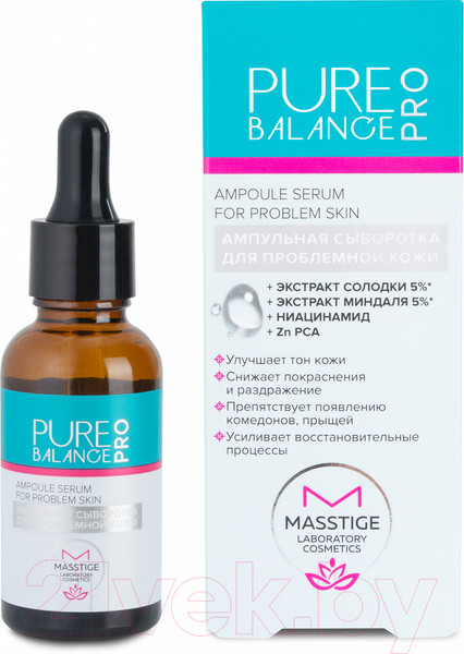 Изображение товара Сыворотка для лица Masstige Pure Balance Pro Ампульная для проблемной кожи (30мл)