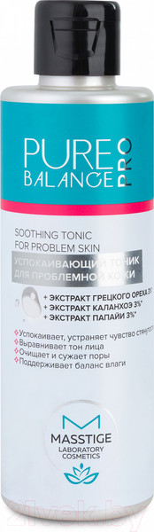 Изображение товара Тоник для лица Masstige Pure Balance Pro Успокаивающий для проблемной кожи (200мл)