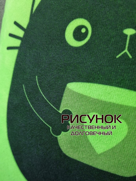 Изображение товара Подушка декоративная MATEX Meow. Spider / 43-683 (салатовый)